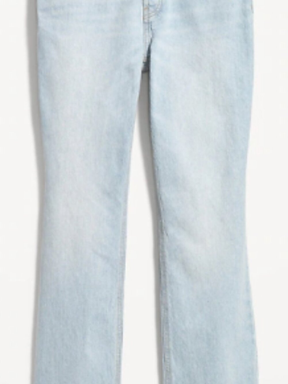 TALL! Extra High-Waisted Button-Fly Kicker Boot-Cut with Side-Slit Jeans - Picture 2 of 5